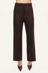 Classic Mid-Rise Tailored Pants